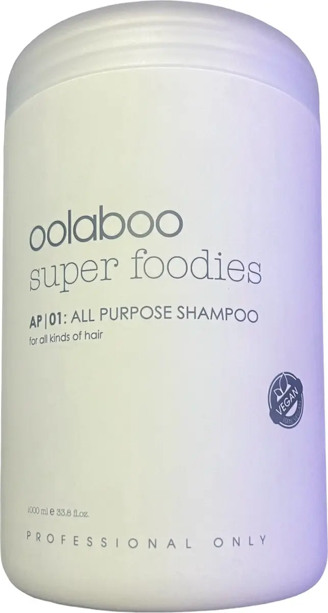 Oolaboo Super Foodies Shampoo 1000ml - Alle haartypes