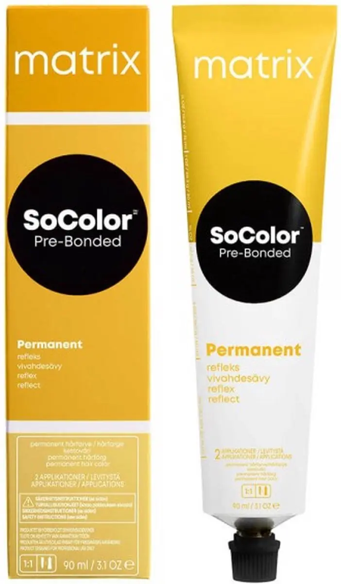 Matrix SoColor Pre-Bonded Permanent Haarkleur 90ml - 07RR+ Rood
