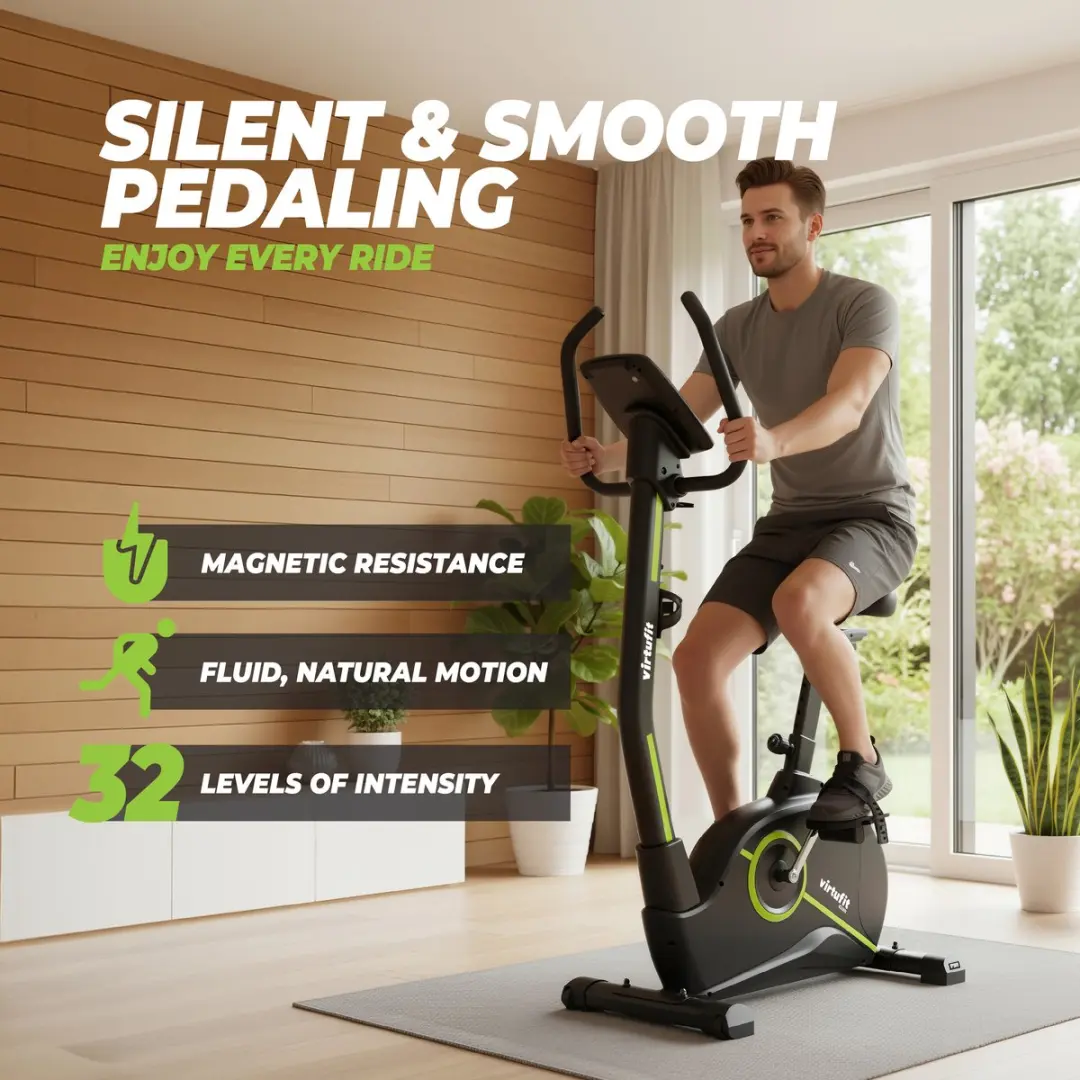 VirtuFit iConsole HTR 2.1 Hometrainer - 24 Programma's - Zwart