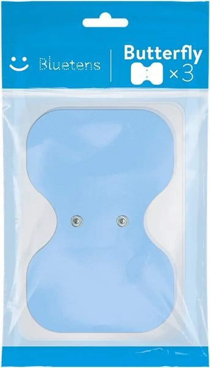 Bluetens Butterfly Elektroden - 3x Herbruikbare Gel Pads