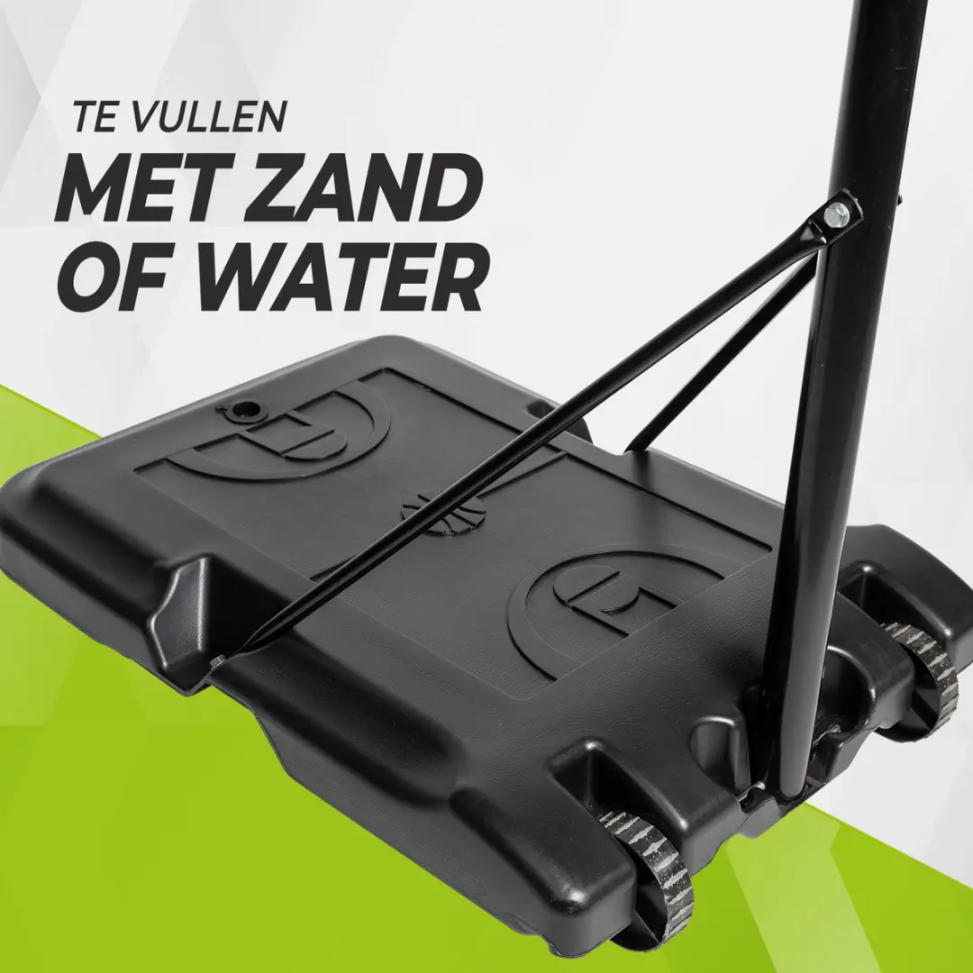 Virtufit Basketbalpaal 170-215cm - Verrijdbaar met wieltjes