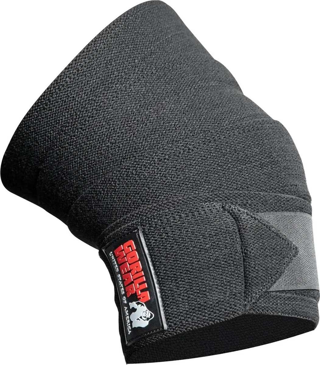Gorilla Wear Knee Wraps 250cm - Zwart