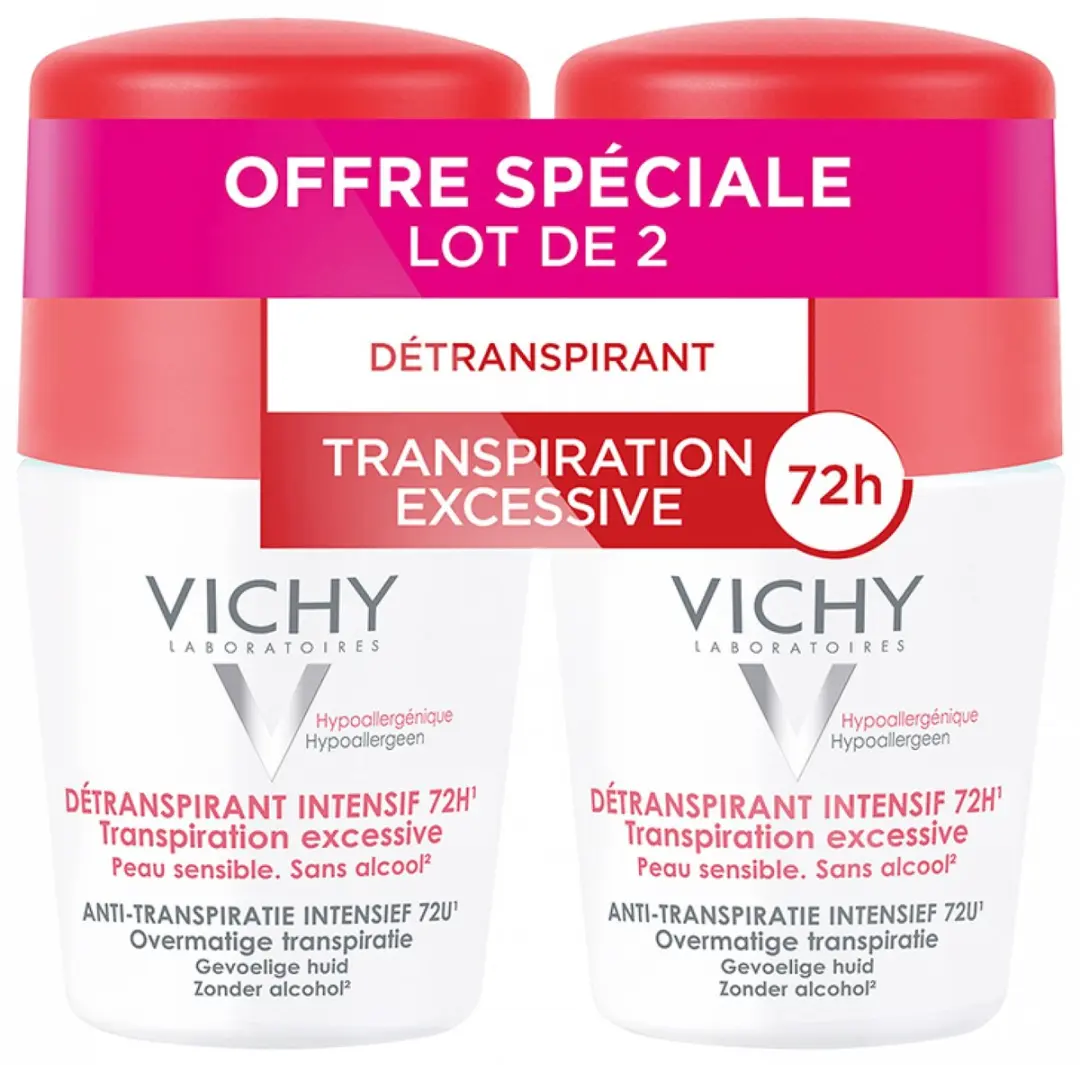 Vichy 72hrs Excessive Transpiration Roll-On 100ml