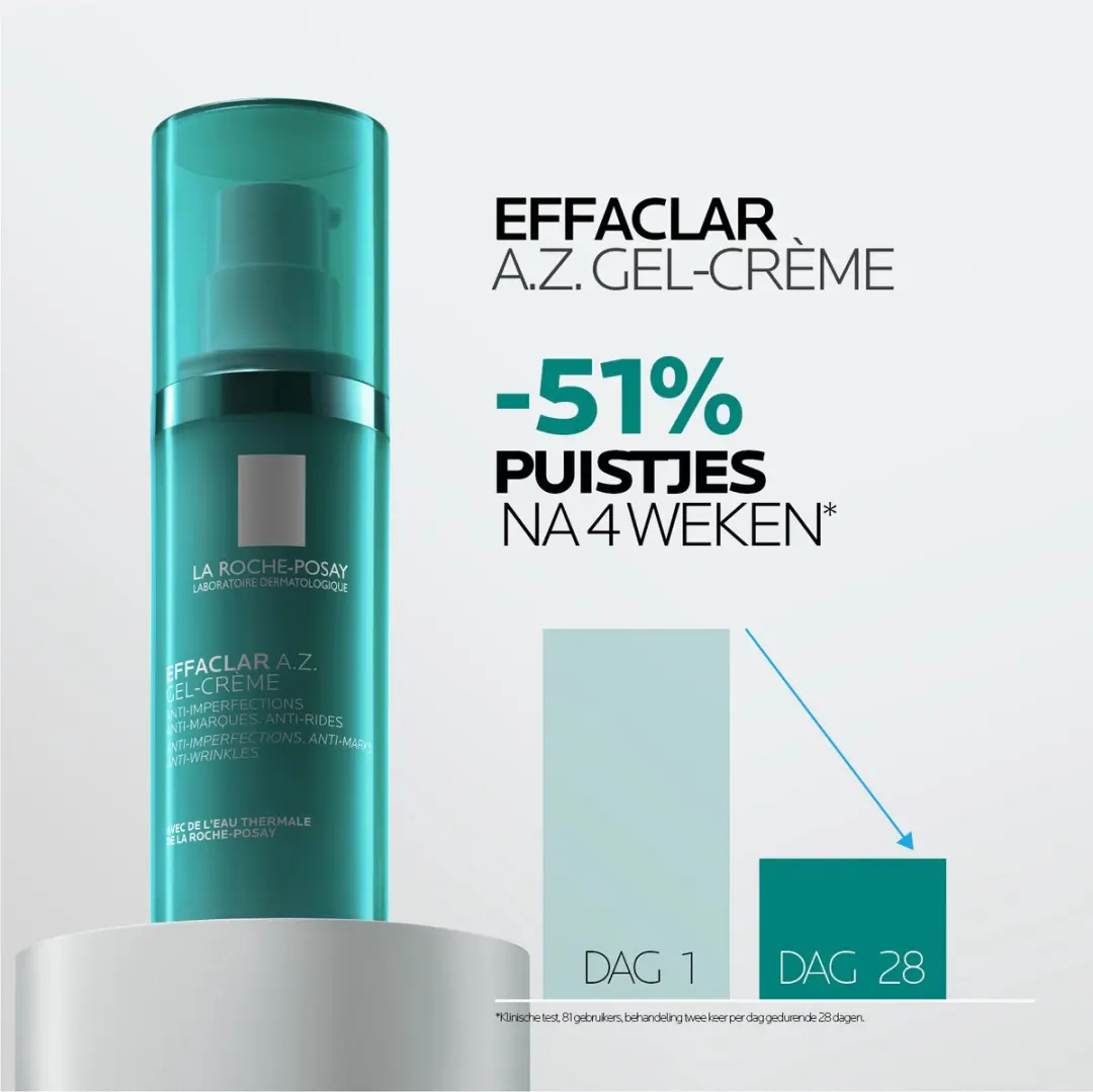 La Roche-Posay Effaclar A.Z. Gel-Crème 40ml - Anti-onzuiverheden & rimpels
