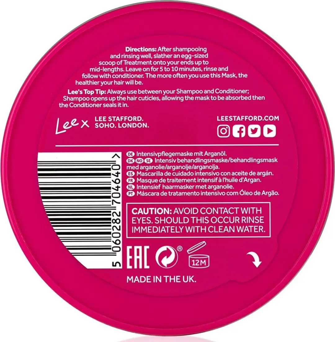 Lee Stafford ArganOil Deep Nourishing Treatment 200ml