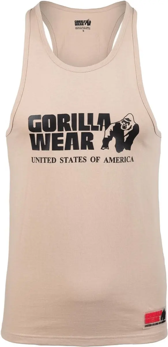 Gorilla Wear Classic Tank Top - Lichtbruin S