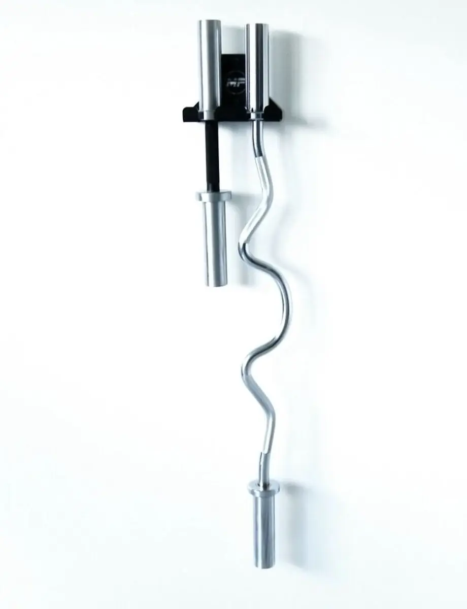 Muscle Power Opbergbeugel voor Halterstangen - 3.1cm - Zwart