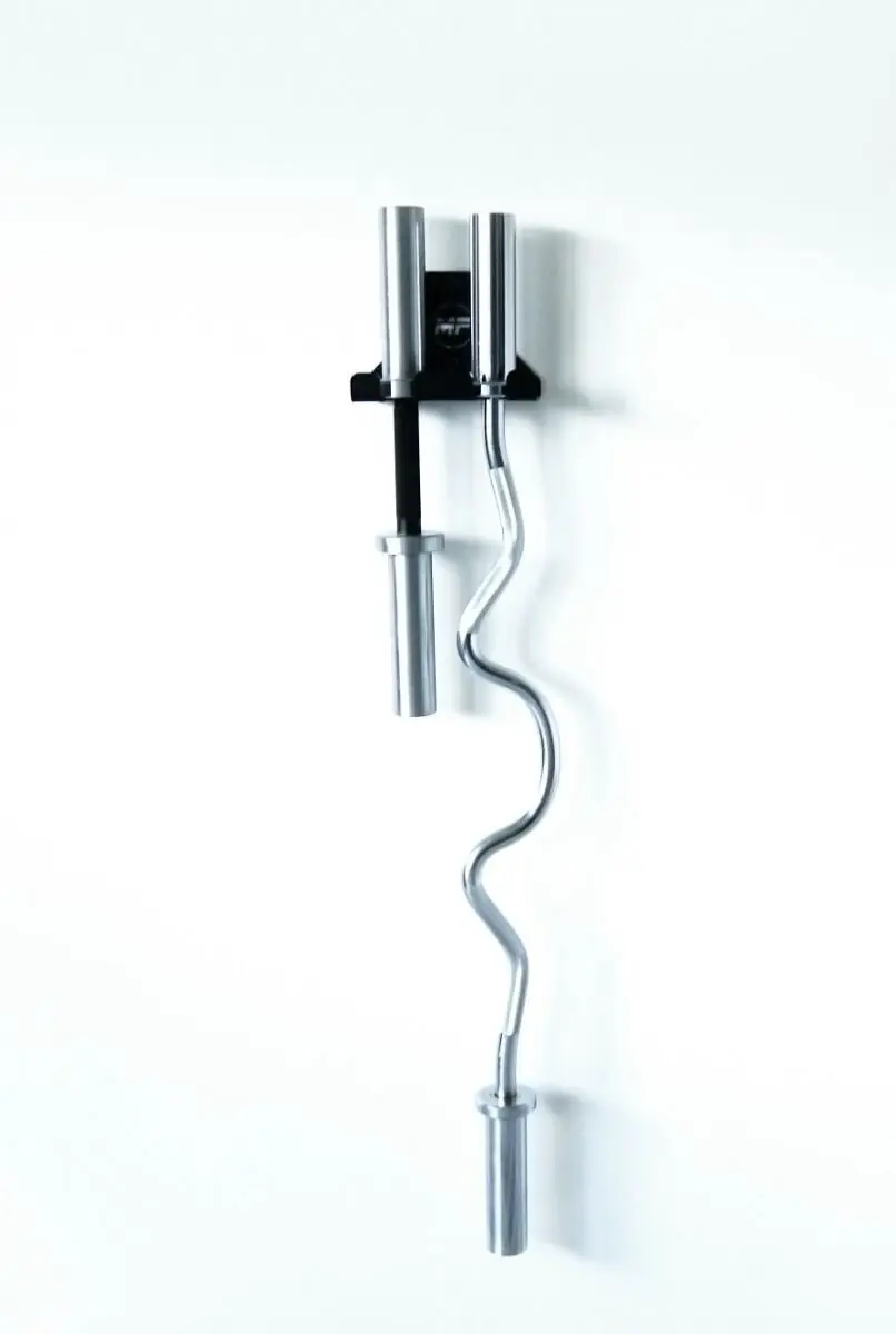 Muscle Power Opbergbeugel voor Halterstangen - 3.1cm - Zwart