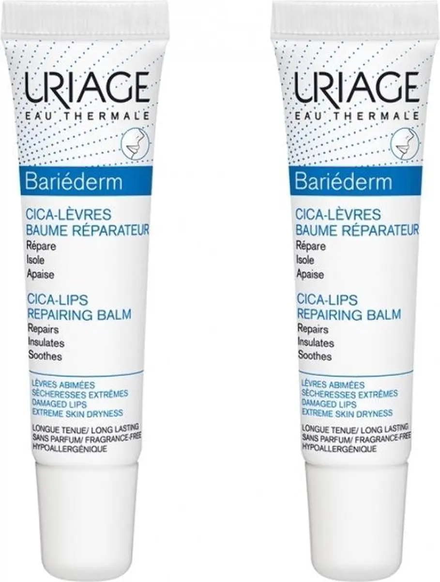Uriage Bariéderm Cica Lippenbalsem - 30ml (2x15ml)