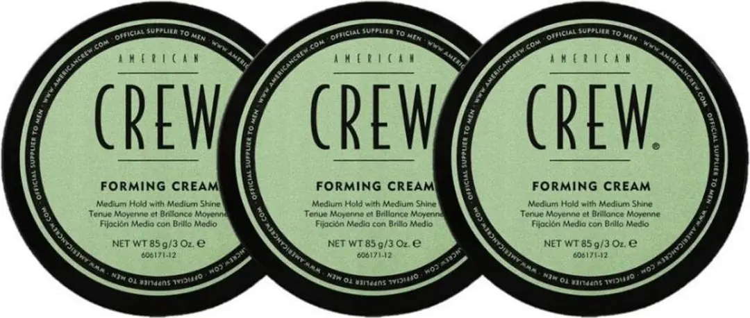 American Crew Forming Cream 255ml - 3 Stuks