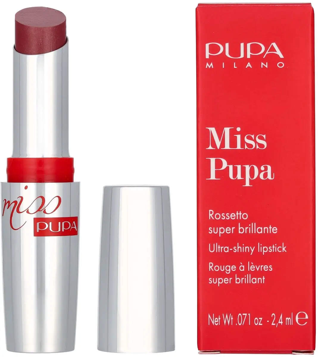 Pupa Miss Pupa Lipstick 602 Golden Obsession - Rood