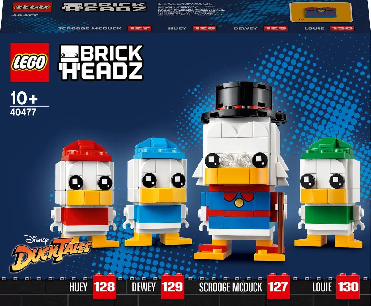 LEGO BrickHeadz Dagobert Duck & Kwik Kwek Kwak 40477