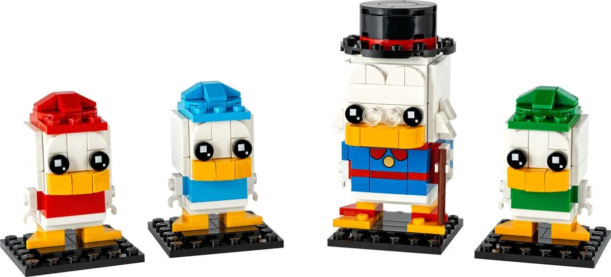 LEGO BrickHeadz Dagobert Duck & Kwik Kwek Kwak 40477 - afbeelding 6 van 6