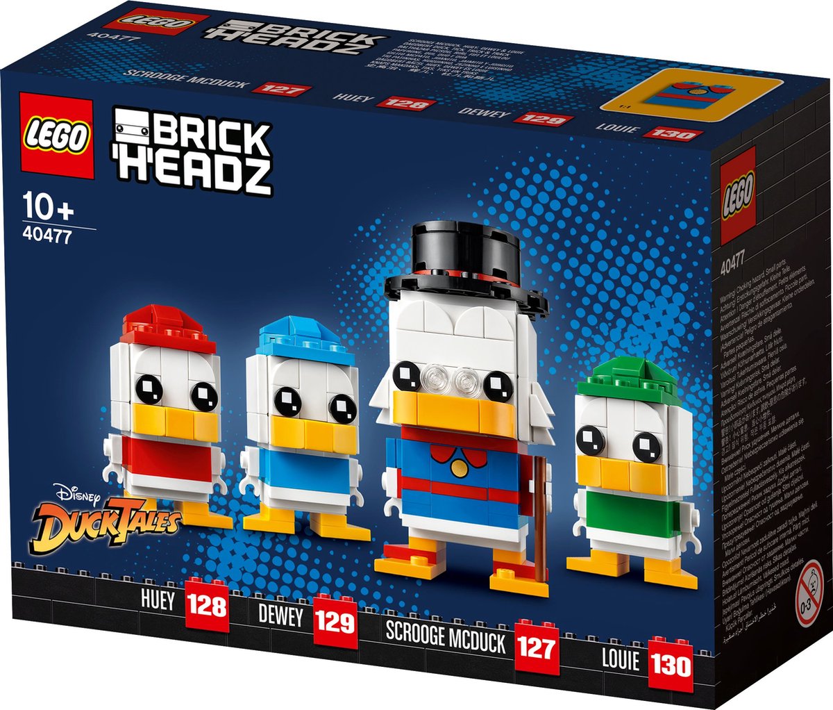 LEGO BrickHeadz™ Dagobert Duck, Kwik, Kwek en Kwak - 40477