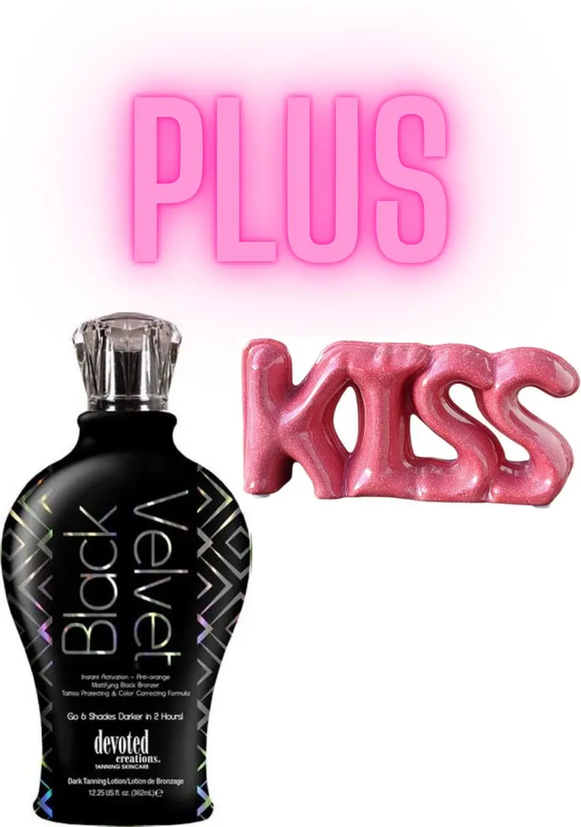 Devoted Creations Black Velvet Deco Letters 360ml