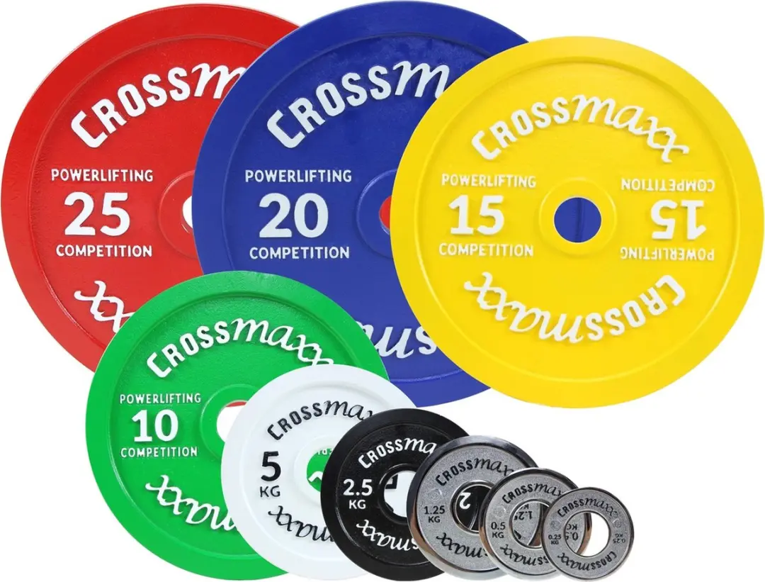LifeMaxx Crossmaxx Halterschijven 50mm 2,5kg - Zwart