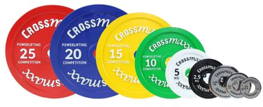 LifeMaxx Crossmaxx Halterschijven 50mm 2,5kg - Zwart