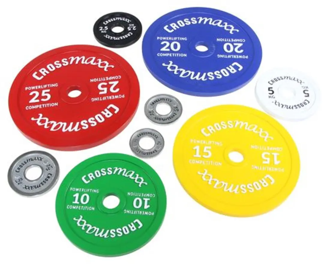 LifeMaxx Crossmaxx Halterschijven 50mm 2,5kg - Zwart