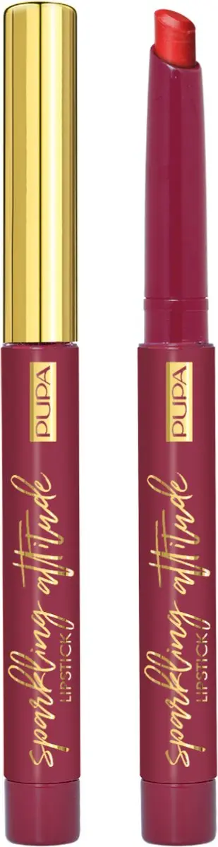 Pupa Milano Sparkling Attitude Lipstick 001 Precious Cherry