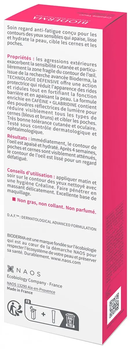 Bioderma Créaline Yeux Oogcrème 15ml