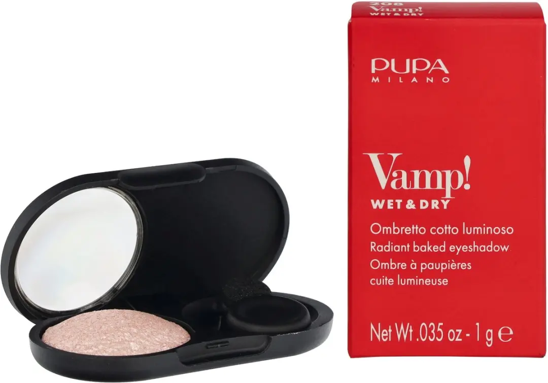 Pupa Milano Vamp! Wet & Dry Oogschaduw 208 Ballerina Pink - 1g