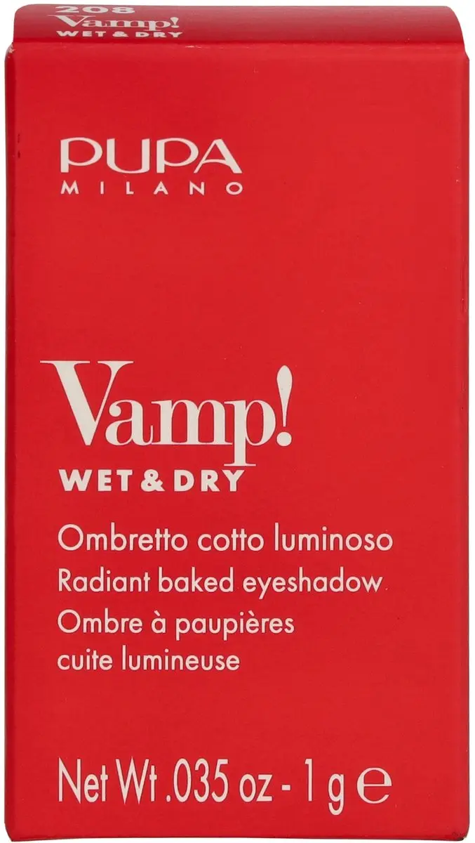 Pupa Milano Vamp! Wet & Dry Oogschaduw 208 Ballerina Pink - 1g