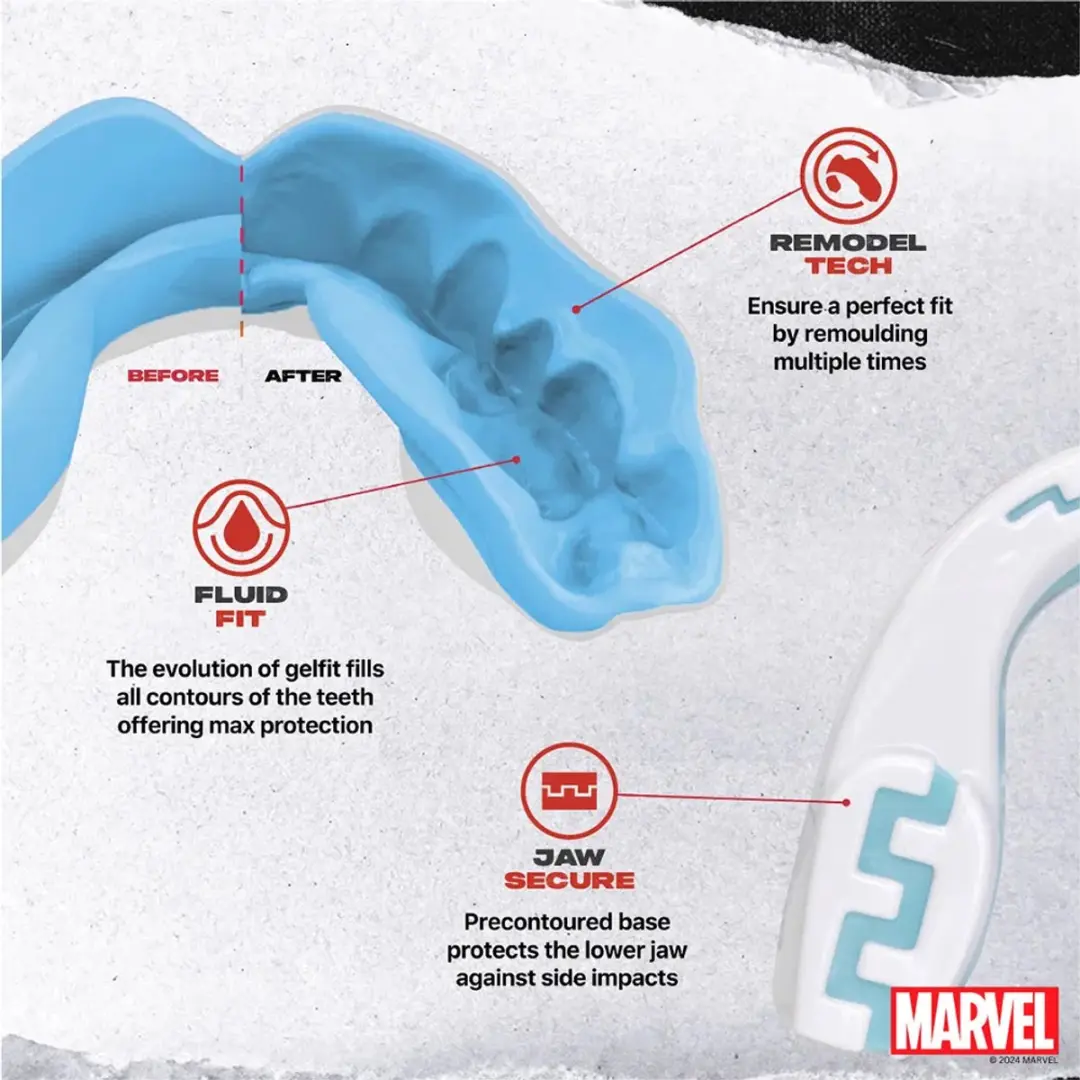 Safejawz Marvel Spider-Gwen Mouthguard - S