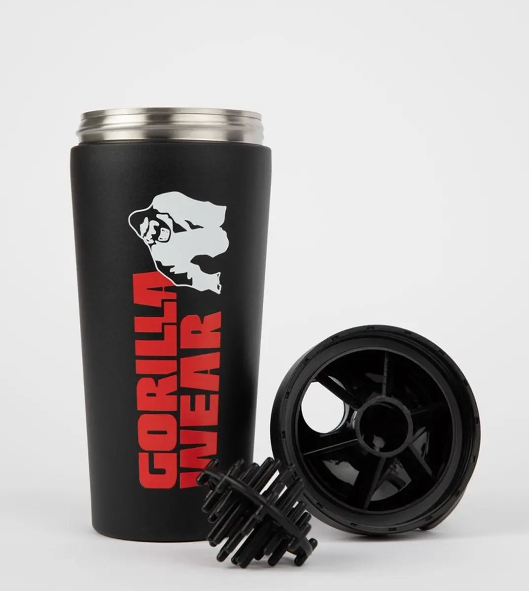 Gorilla Wear Metal Shaker 740ml - Zwart