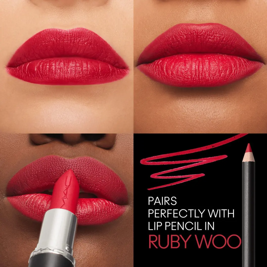 MAC Ruby Woo Matte Lipstick 3.5ml - Rood