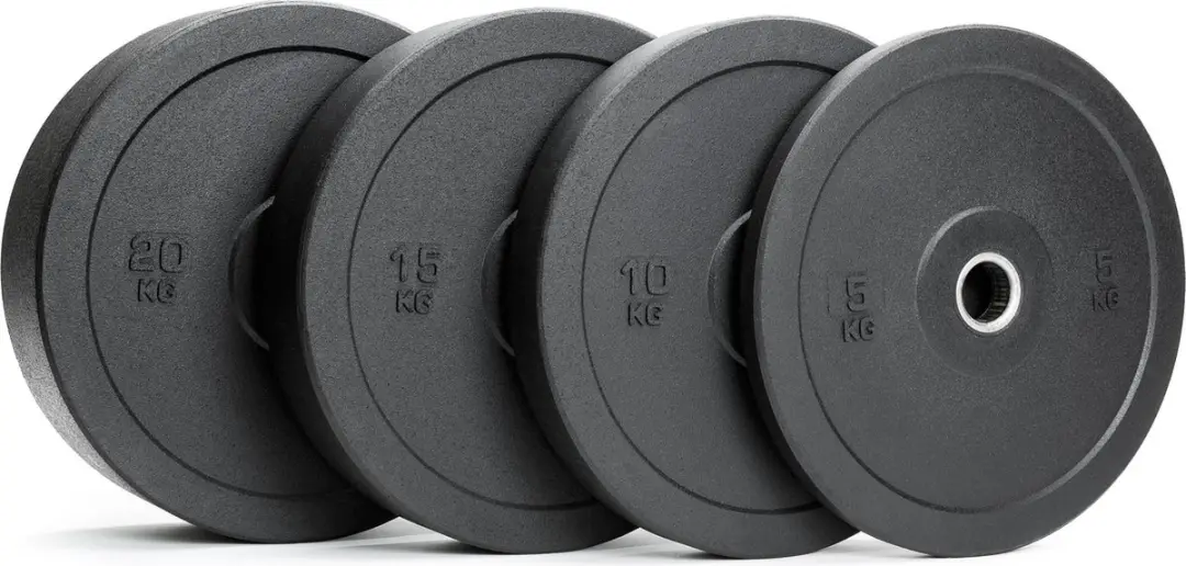 Virtufit Hi-Temp Bumper Plates 50mm - 2x15kg - Zwart