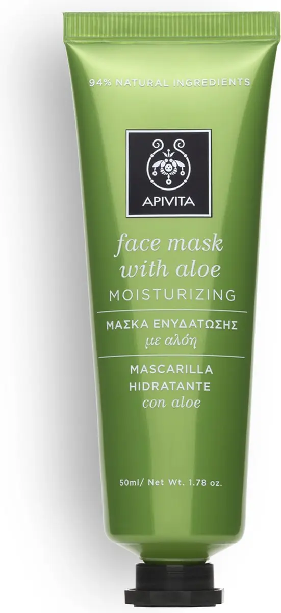 Apivita Face Mask Aloë Vera 50ml - Hydraterend