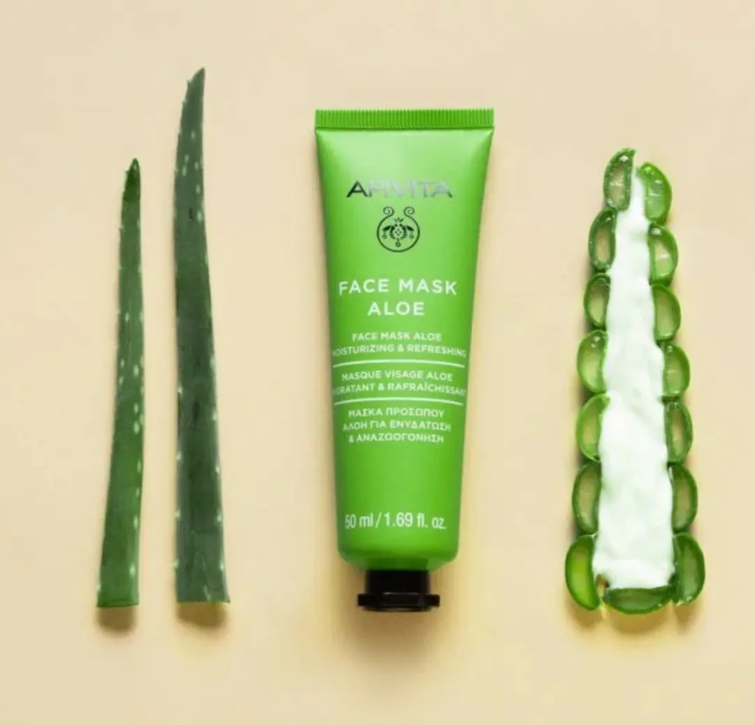 Apivita Face Mask Aloë Vera 50ml - Hydraterend