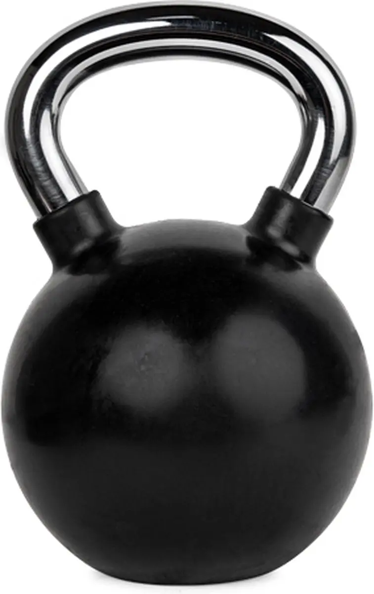 VirtuFit Kettlebell 20 kg - Zwart/Rubber