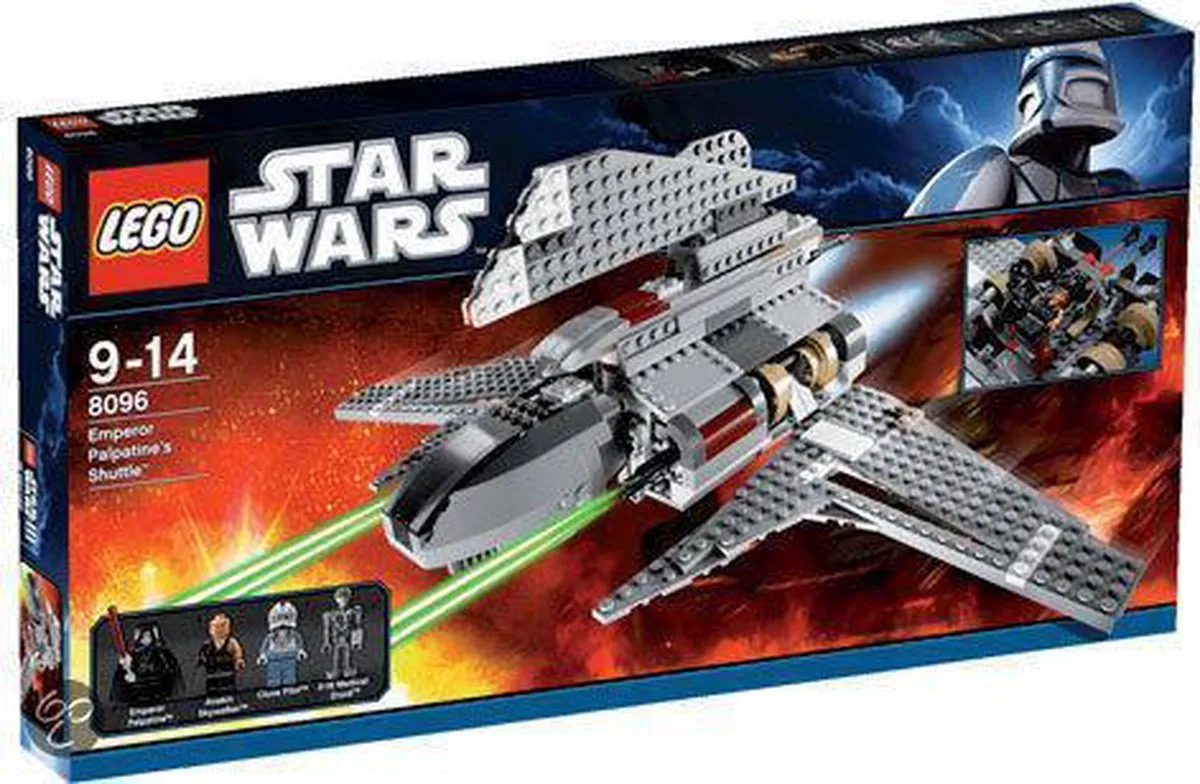 LEGO Star Wars Emperor Palpatine's Shuttle 8096 - 592 Stukken - afbeelding 2 van 2