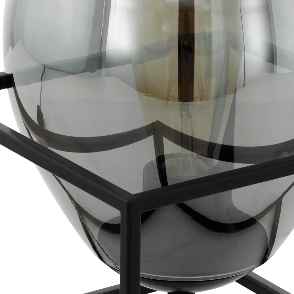 Eglo Olival 1 Tafellamp E27 - 30,5 cm - Zwart