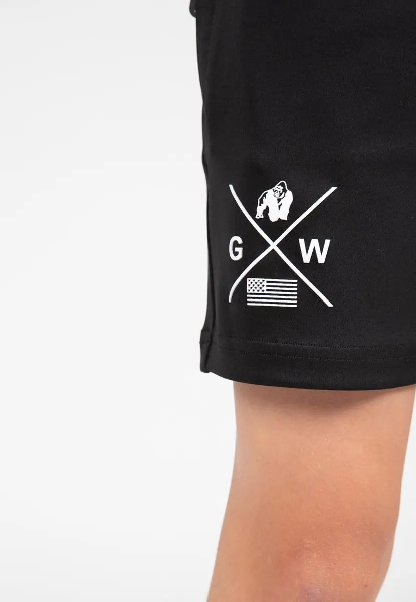 Gorilla Wear Vernon Kids Korte Broek 164 - Zwart