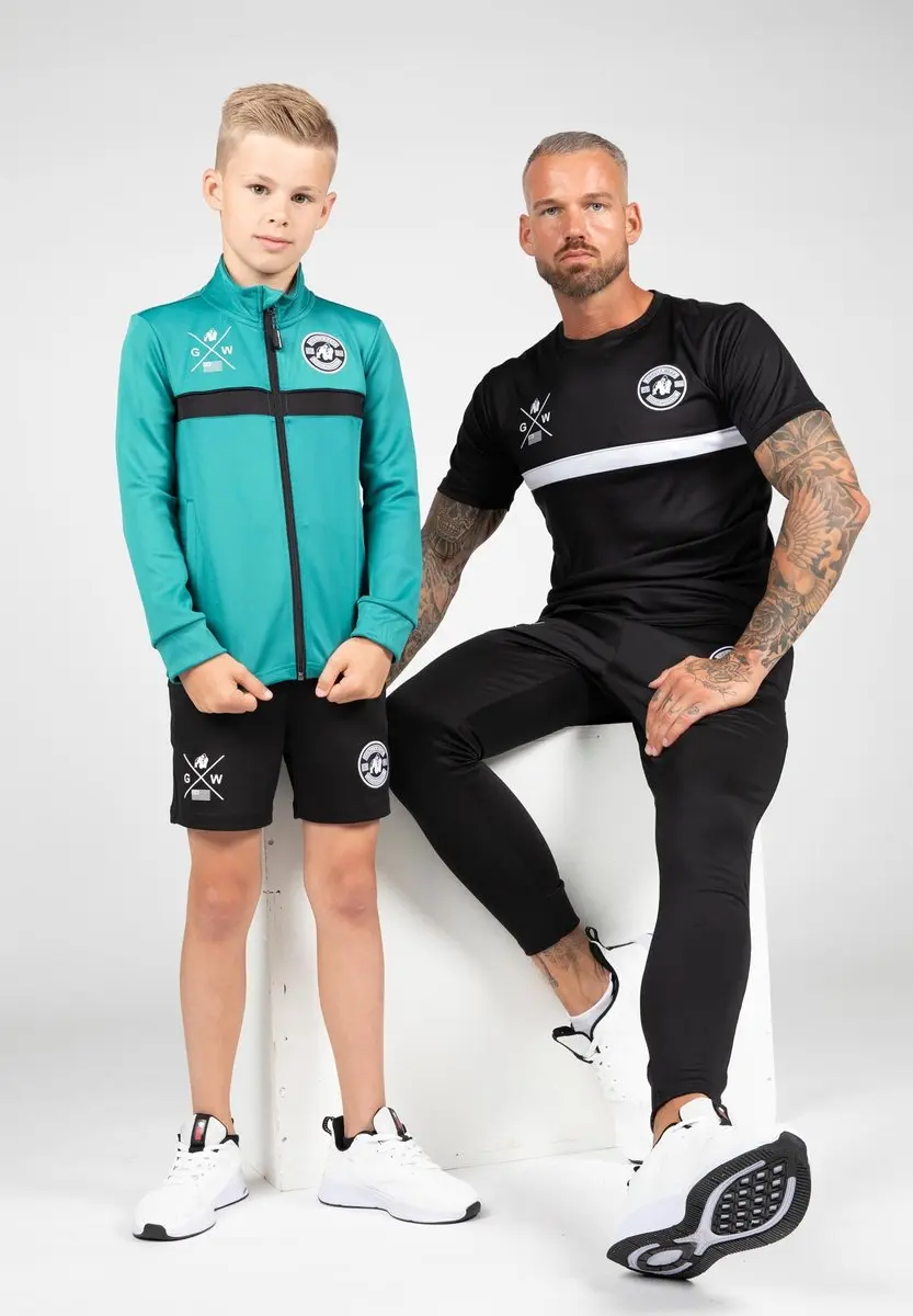 Gorilla Wear Vernon Kids Korte Broek 164 - Zwart