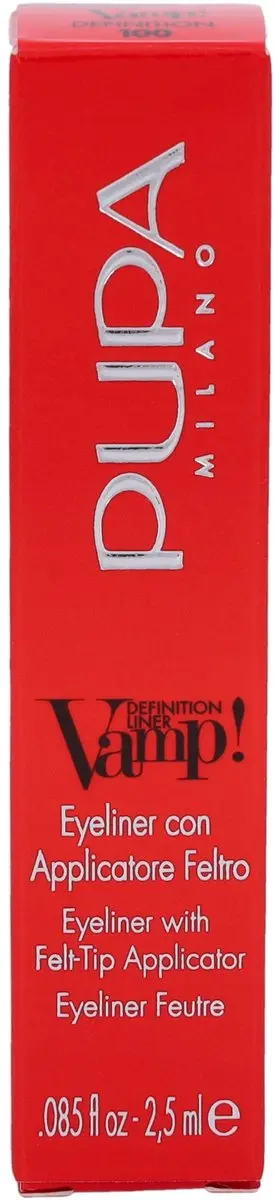 Pupa Definition Eyeliner 100 - Zwart - 2,5ml