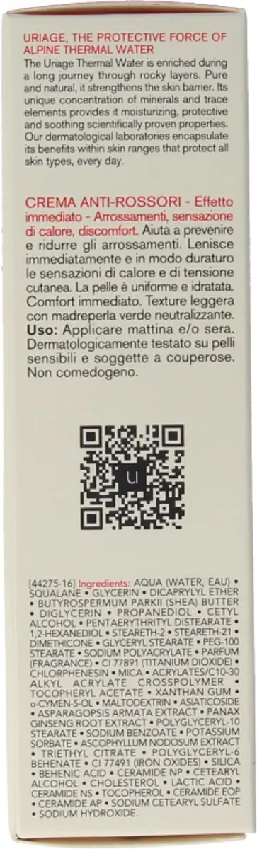 Uriage Roséliane Crème Tegen Roodheid 40ml