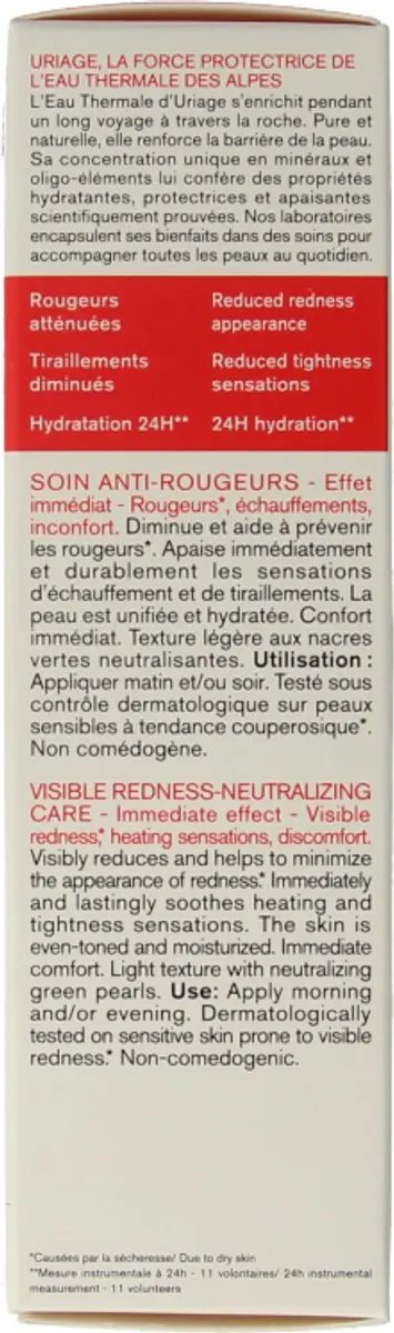 Uriage Roséliane Crème Tegen Roodheid 40ml