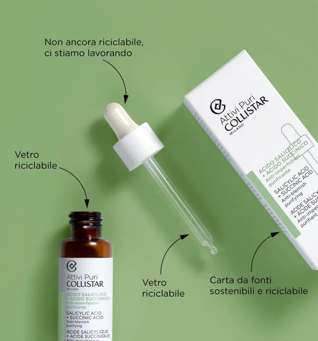 Collistar Attivi Puri Gezichtsserum 30ml