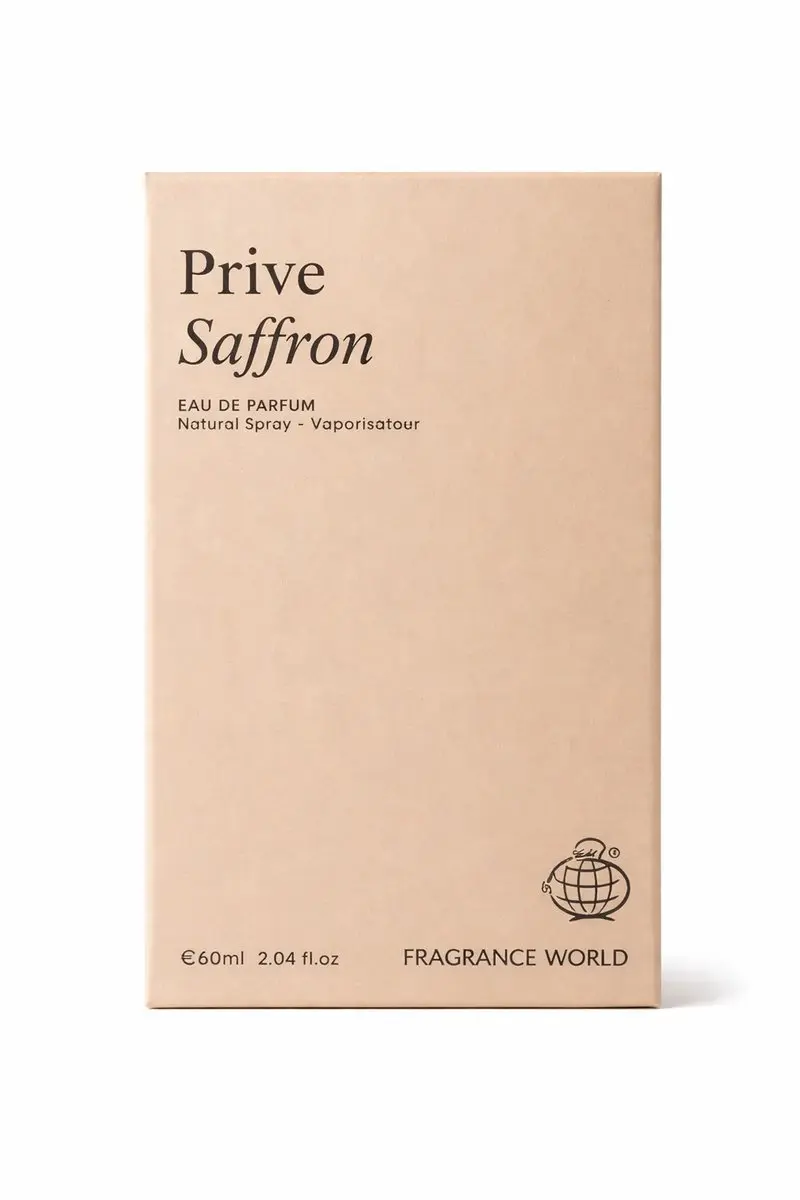 Fragrance World Prive Saffron Eau de Parfum 60ml - afbeelding 2 van 4