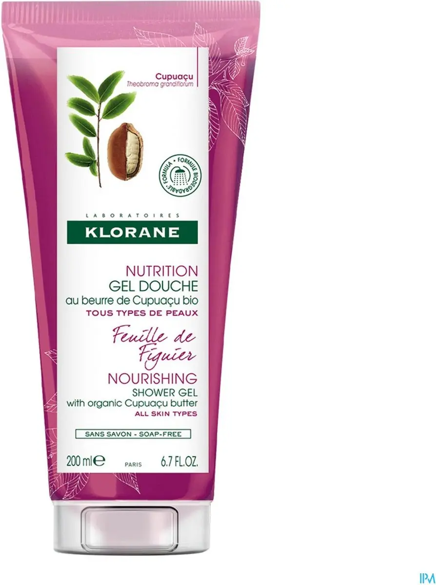 Klorane Nourishing Douchegel 200ml - Vijgenblad