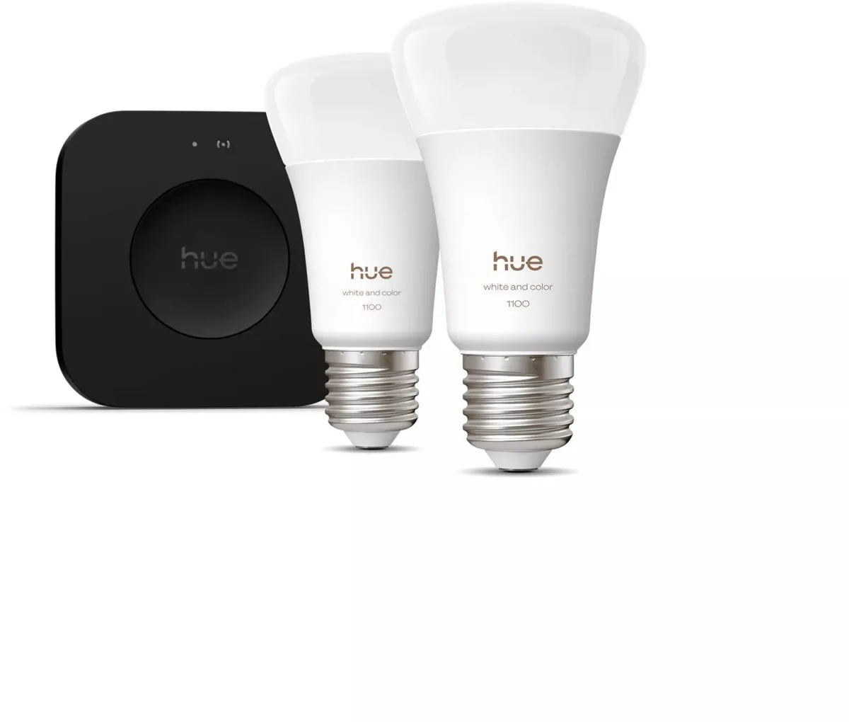 Philips Hue Starterkit Bridge Pro 2x WCA A60 E27 RGBW - 1100 Lumen