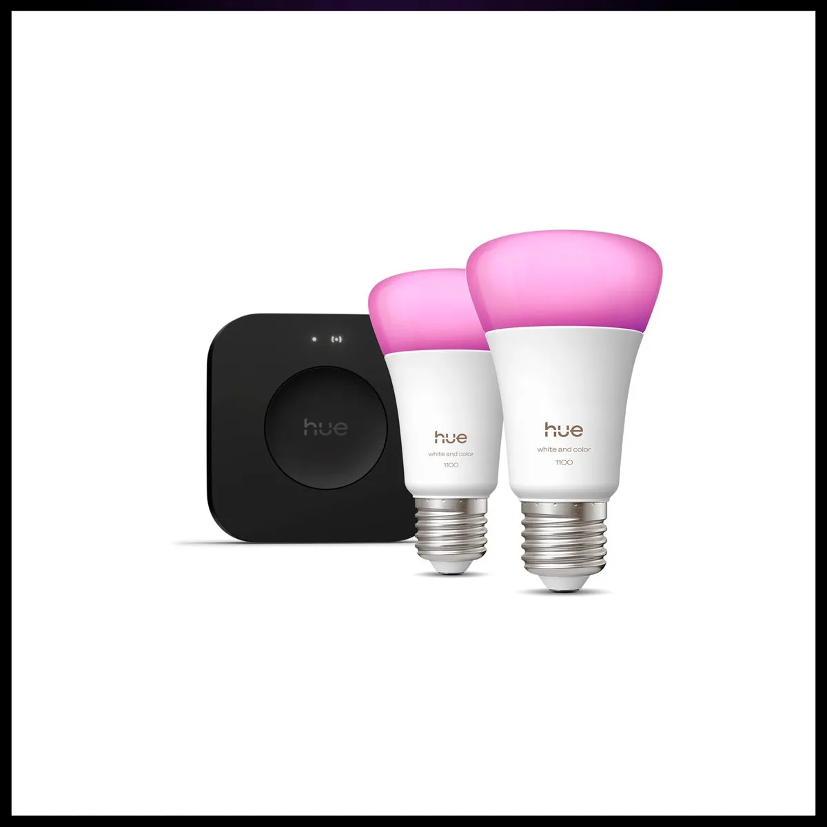 Philips Hue Starterkit Bridge Pro 2x WCA A60 E27 RGBW - 1100 Lumen - afbeelding 6 van 6