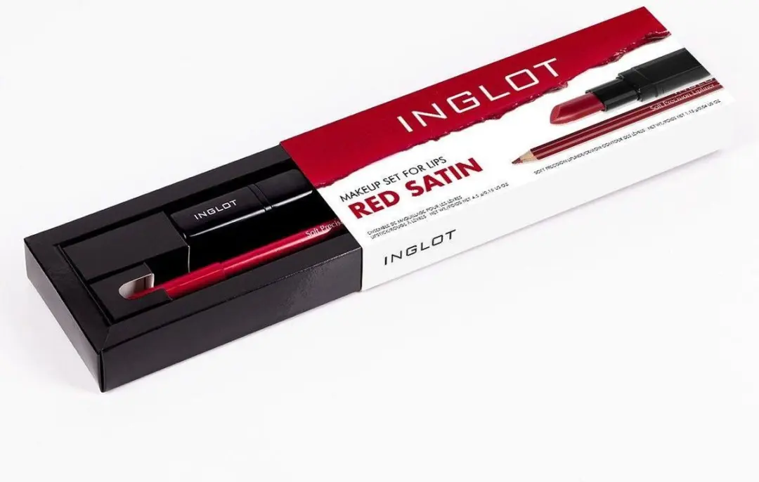INGLOT Red Satin Lippenstift 01