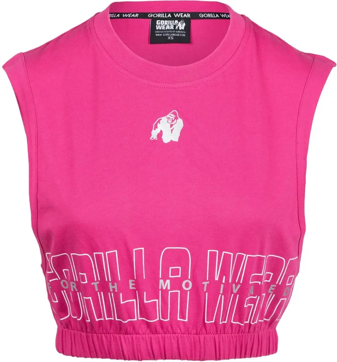 Gorilla Wear Albion Oversized Crop Top - Roze S