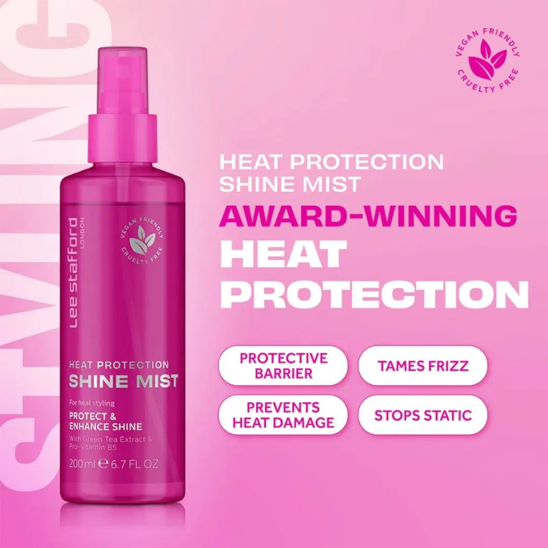 Lee Stafford Original Heat Protection Shine Mist 200ml - afbeelding 6 van 6
