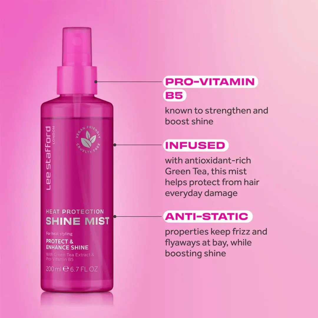 Lee Stafford Original Heat Protection Shine Mist 200ml