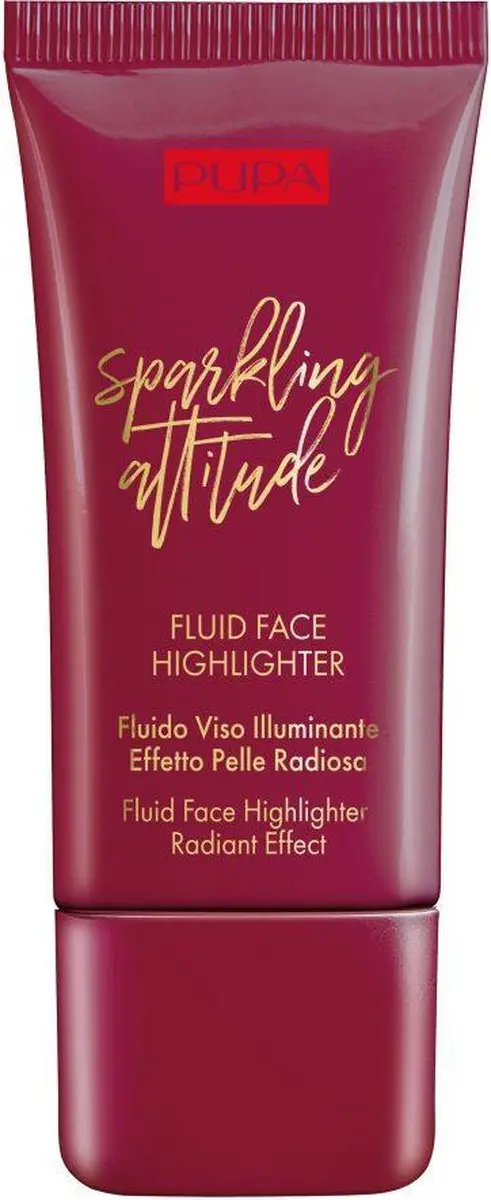 Pupa Milano Sparkling Attitude Fluid Face Highlighter 001 Metal Gold - 30ml